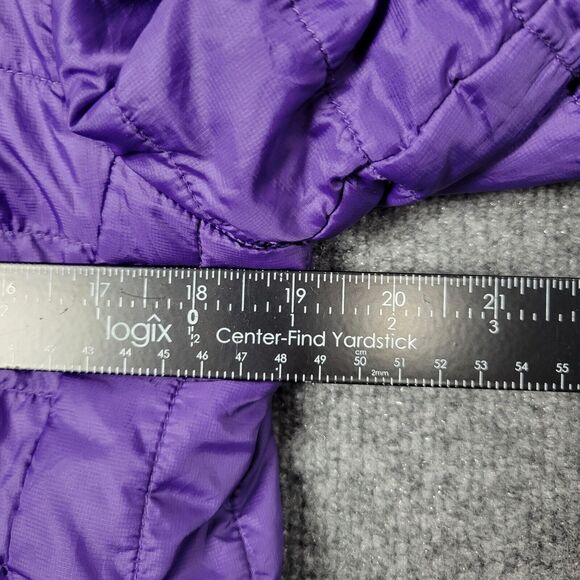 EDDIE BAUER 839OW031 Girls Purple Sherpa Lined Puffer Jacket SIZE LARGE - Picture 10 of 16